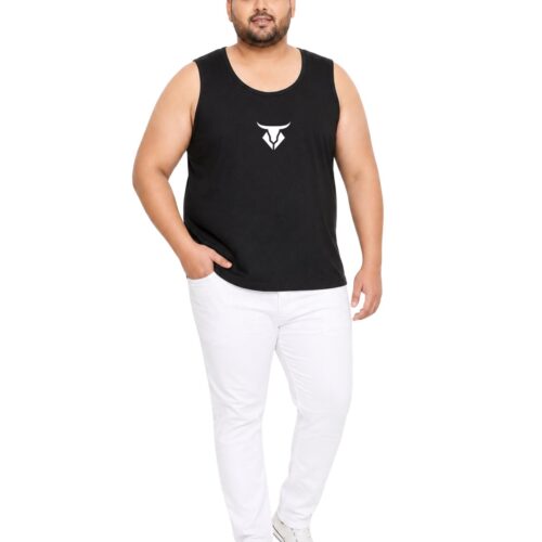 Men's Plus Size Bull Design Polyester Athletic Vest | Moisture-Wicking Gym Wear - Image 18