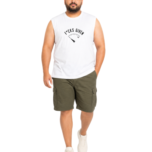 Men's Plus Size Cotton Printed Sleeveless Sando | Funny Quote Graphic Tank Top | Round Neck Casual Gym Vest | 2XL-7XL - Image 2