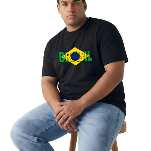 Neymar 10 Printed Plus Size Cotton T-Shirt for Men - Image 2