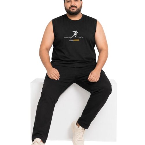 Men’s Running Graphic Sports Sando 2XL–7XL | Plus Size Sleeveless Vest with Motivational Print | Gym, Fitness & Casual Wear - Image 11