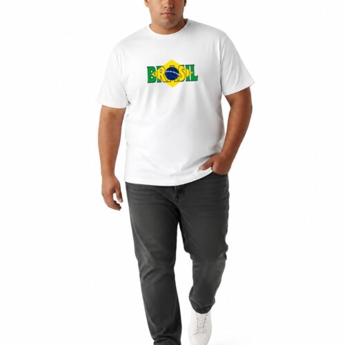 Neymar 10 Printed Plus Size Cotton T-Shirt for Men - Image 13
