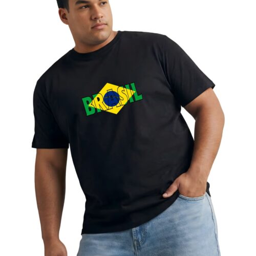 Neymar 10 Printed Plus Size Cotton T-Shirt for Men - Image 3