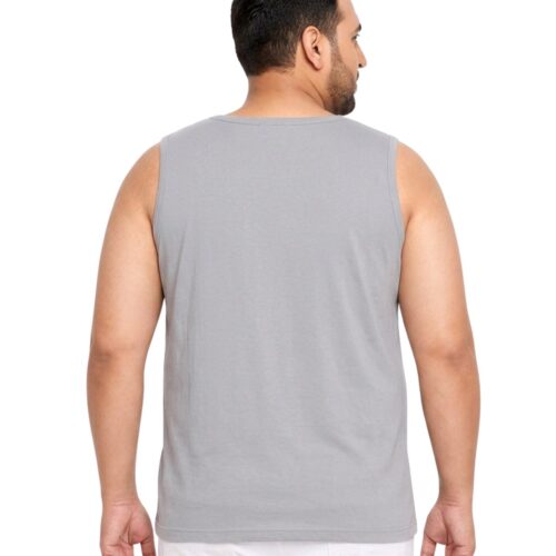 Men's Plus Size "Never Give Up" Graphic Sport Vest | Big & Tall Polyester Tank Top - Image 7