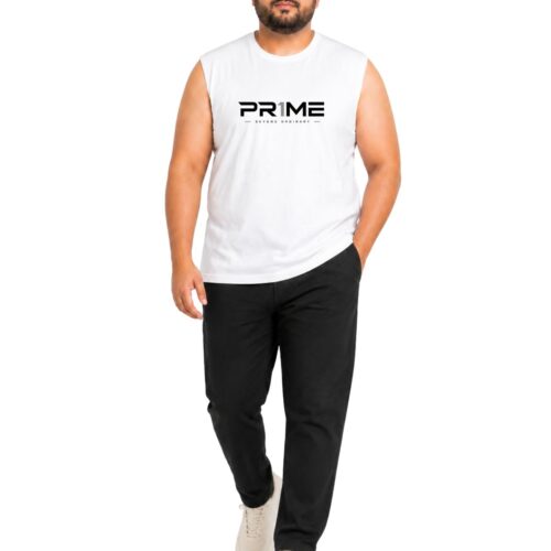 Men’s PR1ME Sports Sando 2XL–7XL | Plus Size Sleeveless Gym Vest with Minimal Graphic Print | Casual & Athletic Wear - Image 6