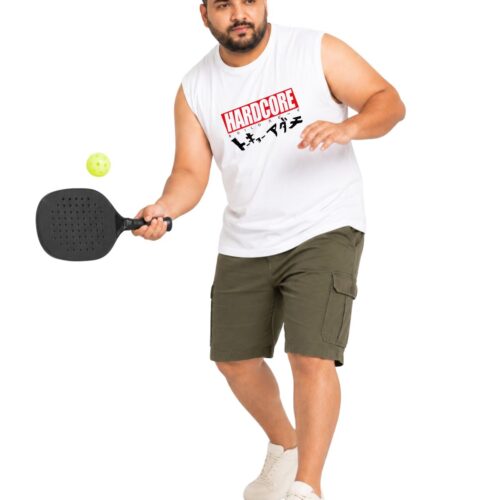 Men's Plus Size Cotton Sleeveless Graphic Tank Top (Sando) – HARDCORE Printed Gym & Casual Vest | Round Neck | 2XL-7XL - Image 7