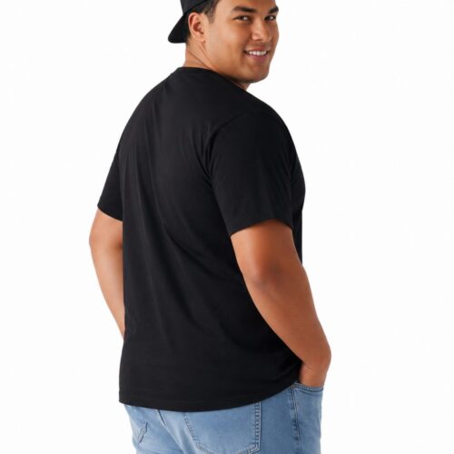 STORM Printed Plus Size Cotton T-Shirt for Men | Oversized Casual Graphic Tee | Round Neck Half Sleeve | 2XL–7XL - Image 7