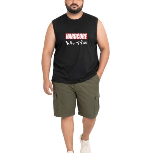 Men's Plus Size Cotton Sleeveless Graphic Tank Top (Sando) – HARDCORE Printed Gym & Casual Vest | Round Neck | 2XL-7XL - Image 9