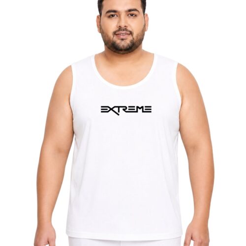 Extreme Plus Size Sports Sando for Men | Printed Sleeveless Active Vest - Image 2