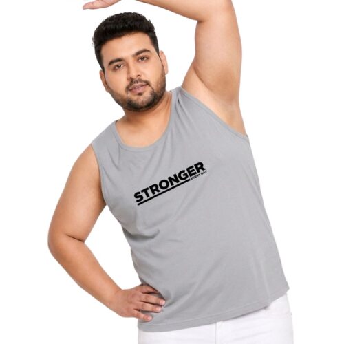Stronger Plus Size Sports Sando for Men | Sleeveless Activewear Vest - Image 11