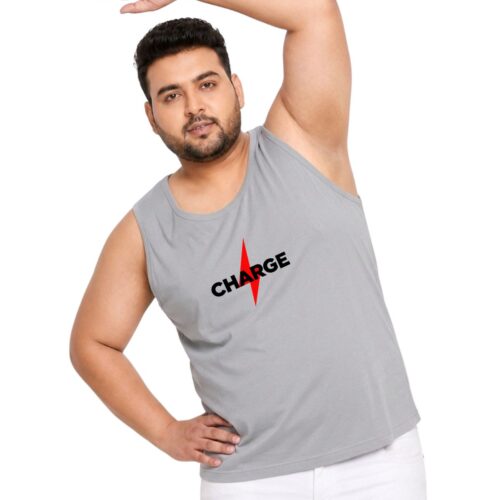 Charge Plus Size Sports Sando for Men | Graphic Printed Sleeveless Vest - Image 11
