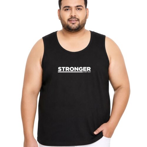 Stronger Plus Size Sports Sando for Men | Sleeveless Activewear Vest - Image 14