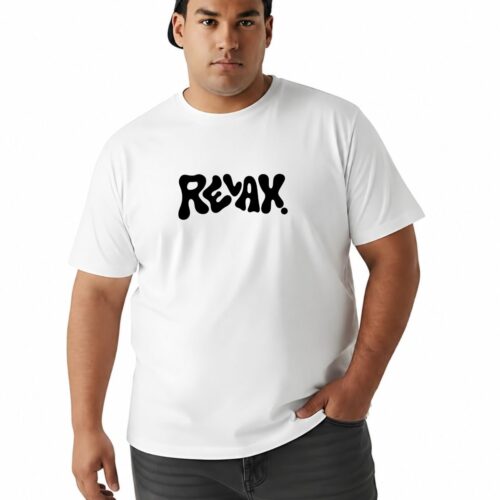 Men’s Plus Size Relax Printed T-Shirt | Bold Graphic Casual Tee - Image 1