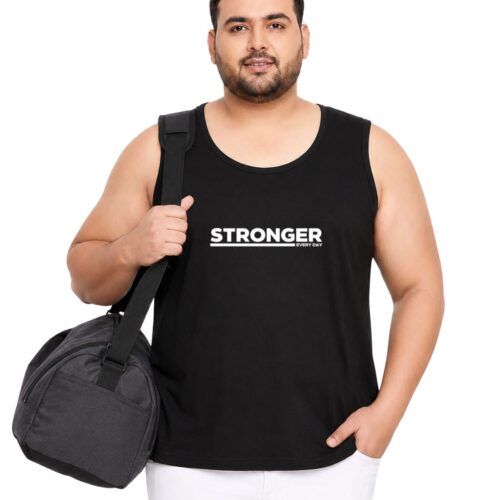 Stronger Plus Size Sports Sando for Men | Sleeveless Activewear Vest - Image 17