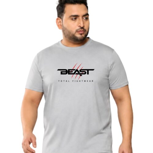 BEAST Men’s Plus Size Sports T-Shirt | Big Size Gym & Workout T-Shirt | Activewear - Image 1