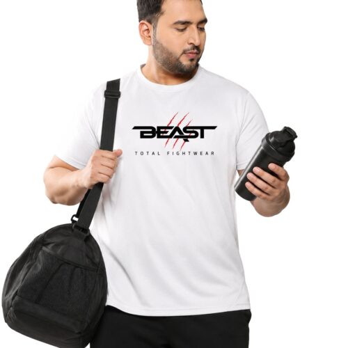 BEAST Men’s Plus Size Sports T-Shirt | Big Size Gym & Workout T-Shirt | Activewear - Image 3