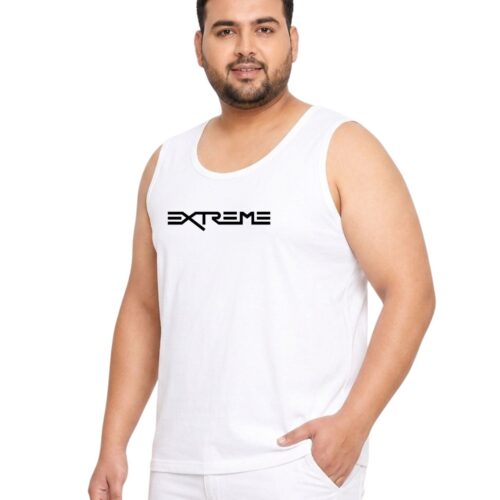 Extreme Plus Size Sports Sando for Men | Printed Sleeveless Active Vest - Image 4