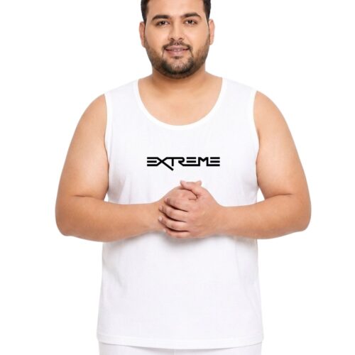 Extreme Plus Size Sports Sando for Men | Printed Sleeveless Active Vest - Image 5