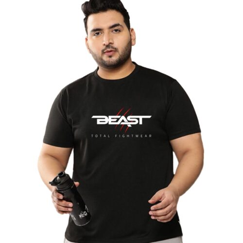 BEAST Men’s Plus Size Sports T-Shirt | Big Size Gym & Workout T-Shirt | Activewear - Image 8