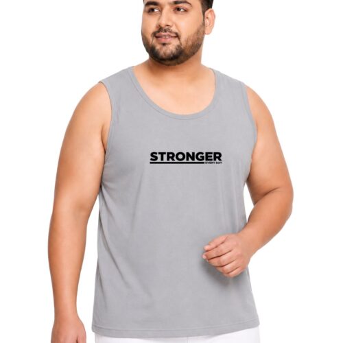 Stronger Plus Size Sports Sando for Men | Sleeveless Activewear Vest - Image 9