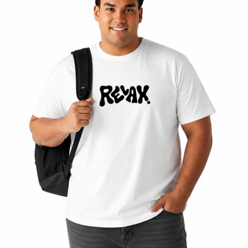 Men’s Plus Size Relax Printed T-Shirt | Bold Graphic Casual Tee - Image 2
