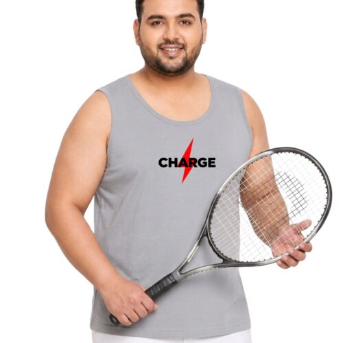 Charge Plus Size Sports Sando for Men | Graphic Printed Sleeveless Vest - Image 10
